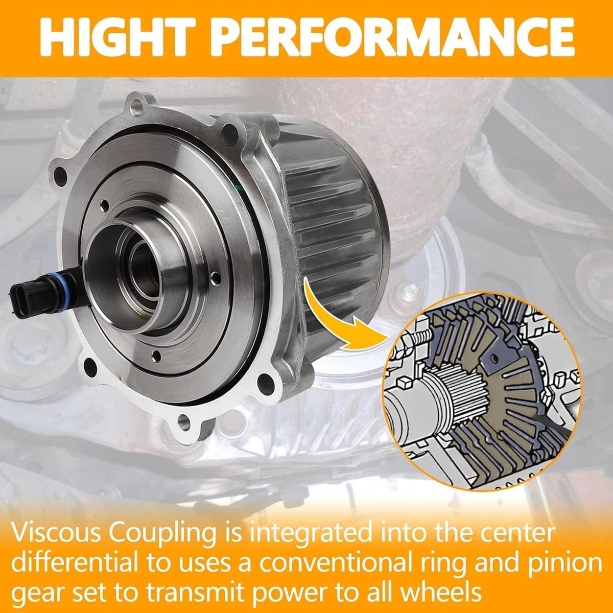 Solidspare Rear Differential Viscous Coupler Coupling For 2006-2017 Toyota RAV4 41303-42023