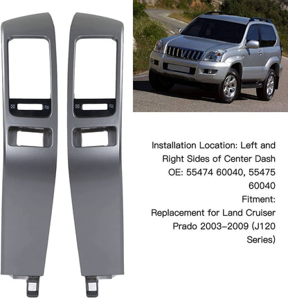 Solidspare For 2003-2009 Toyota Land Cruiser Prado Instrument Air Vent Finish Panel Garnish