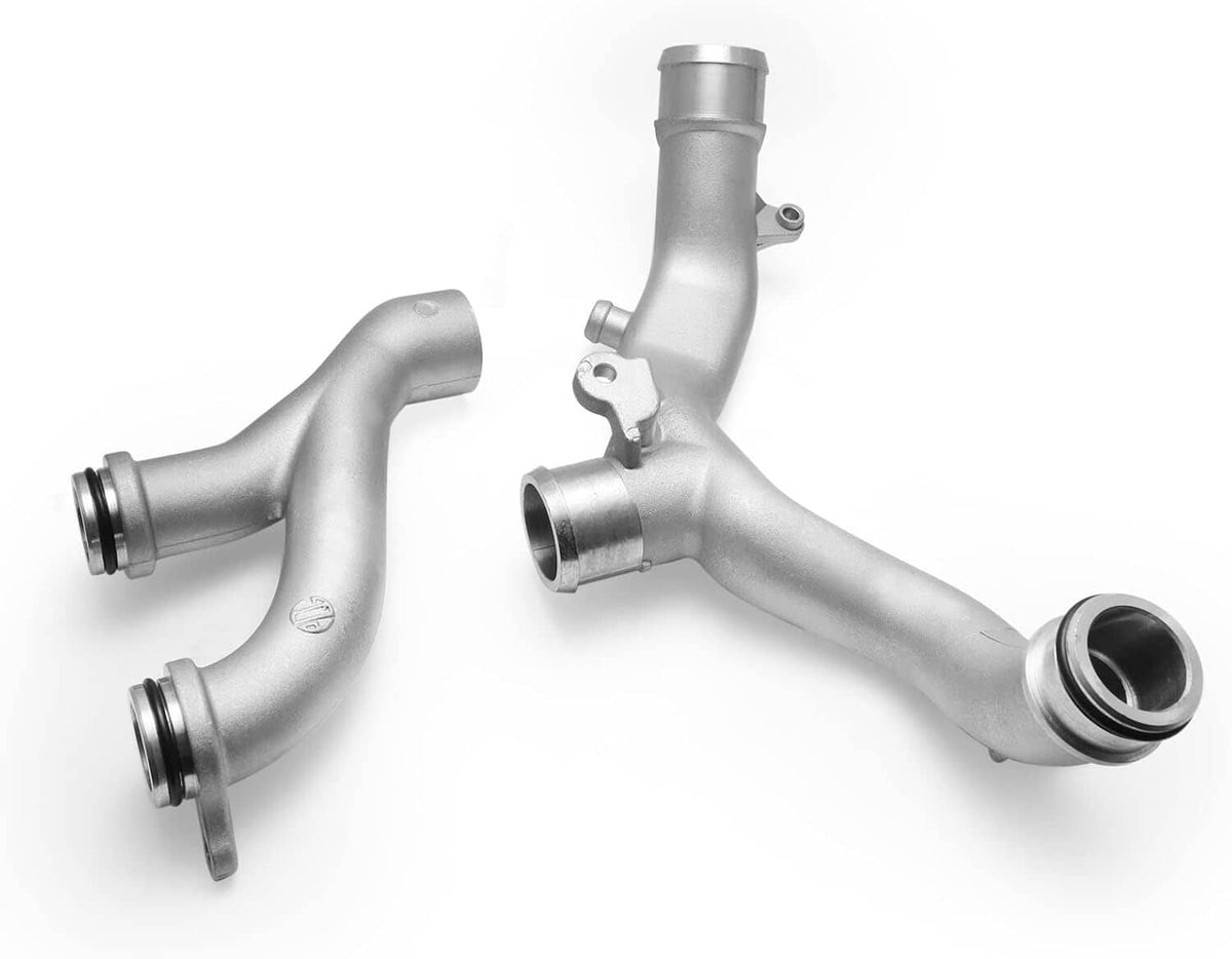 Solidspare New Water Pipe Coolant Pipe Upgrade LR092992+LR090630 Kit for Jaguar Land Rover