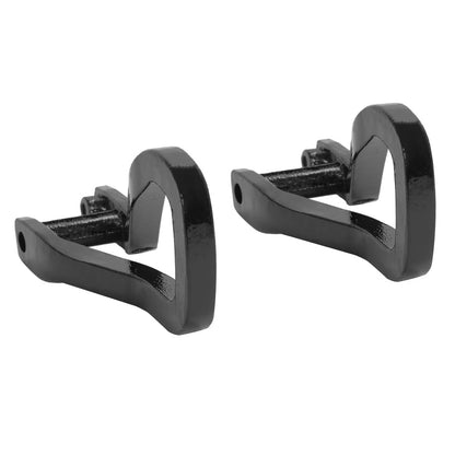 Solid Spare Heavy Duty Front Car Tow Hooks w/ Bolts For GMC Sierra 1500 2019-2026 Black