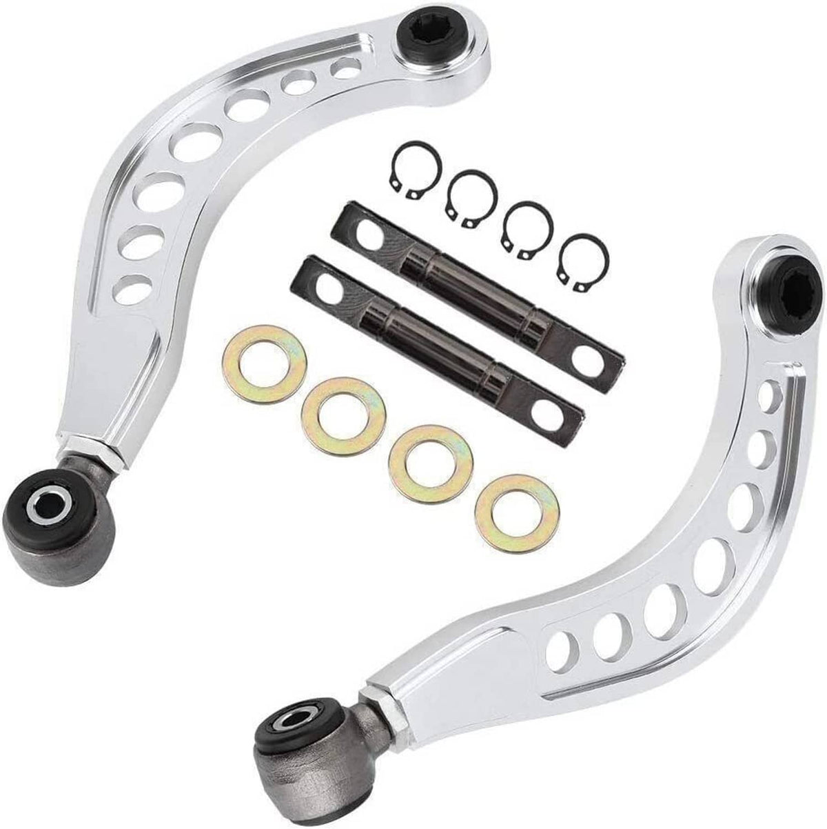 Solidspare 1Set Adjustable Rear Camber Control Arms Kit 2.0L JDM For 2006-2015 Honda Civic