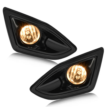 Solid Spare Bumper Fog Lights Lamps W/Harness Switch For Ford Edge 2015-2018 Halogen