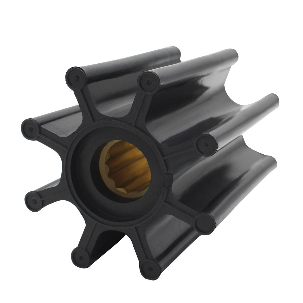Solid Spare Impeller Replaces Jabsco 17018-0001-P Raw Sea Water Pump Marine Caterpillar