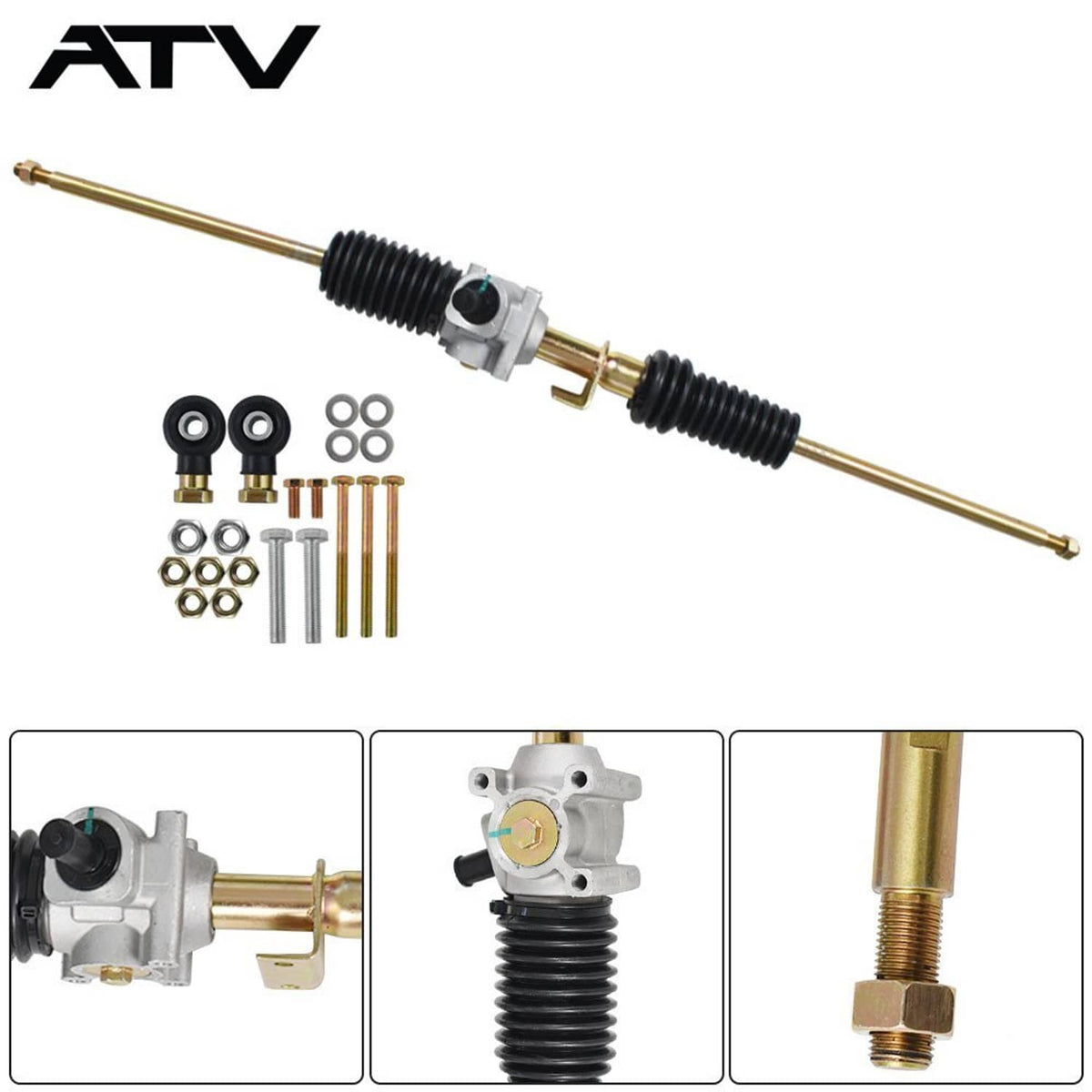 Solidspare Complete Steering Rack and Pinion for Polaris Ranger Crew 700 2008-2009 1822636