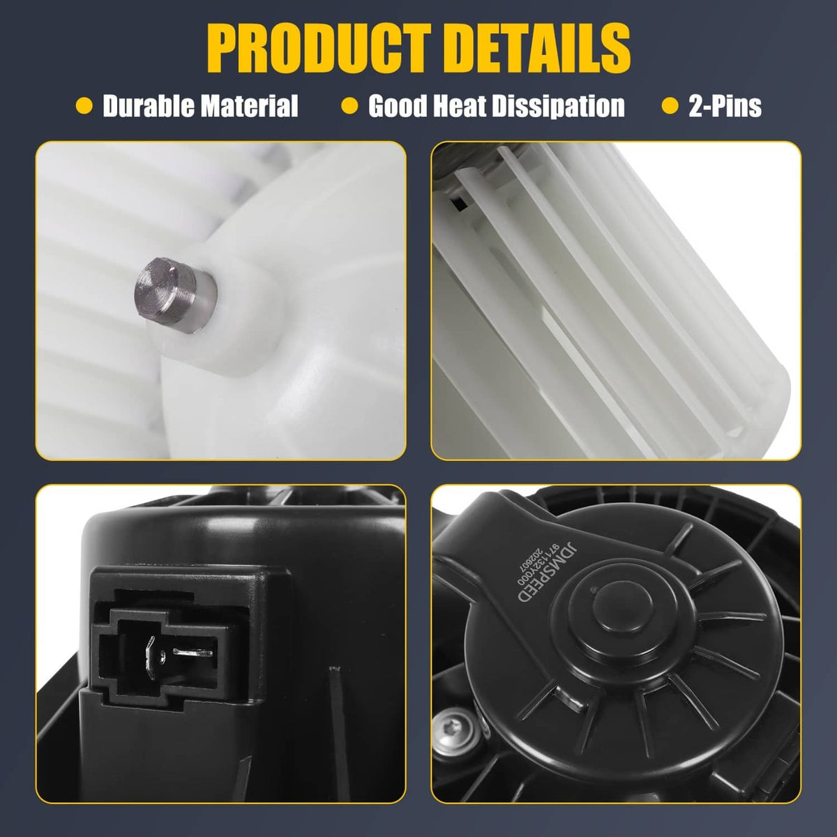 Solidspare A/C Blower Motor w/ Fan Cage for Hyundai Elantra Sonata Equus Kia Optima Forte