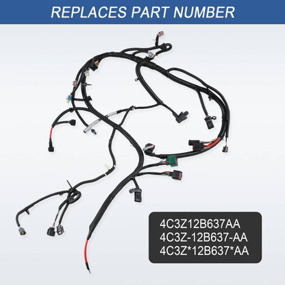 Solidspare OEM#4C3Z12B637AA Engines Wiring Harness For Ford 6.0L Super Duty 9-23-03 & After