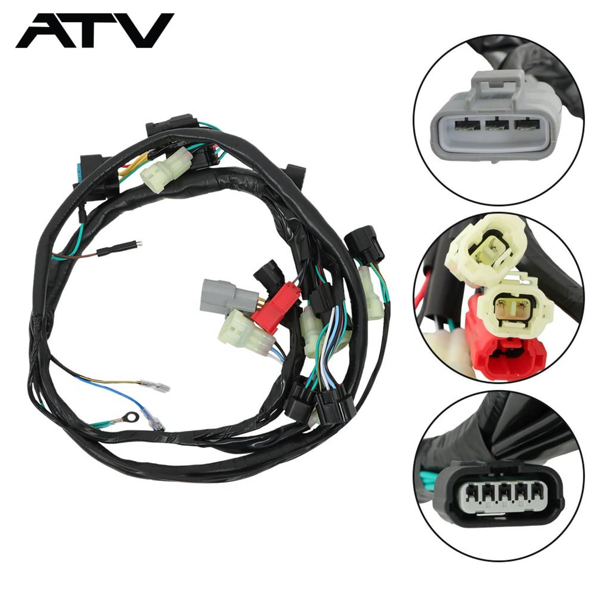 Solidspare Wire Wiring Harness For Honda TRX450 TRX450R Sportrax 2004-2005 32100-HP1-000