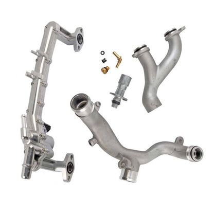 Solidspare New Upgraded Metal Coolant Water Pipe System Kit For Land Rover Jaguar 5.0L