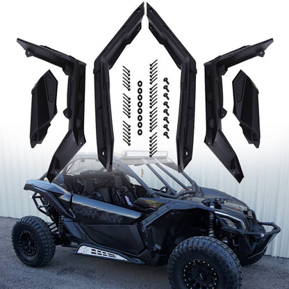 Solidspare For 2017-2024 Can-Am Maverick 1000 X3 Turbo R Extended Fender Flares # 715002973