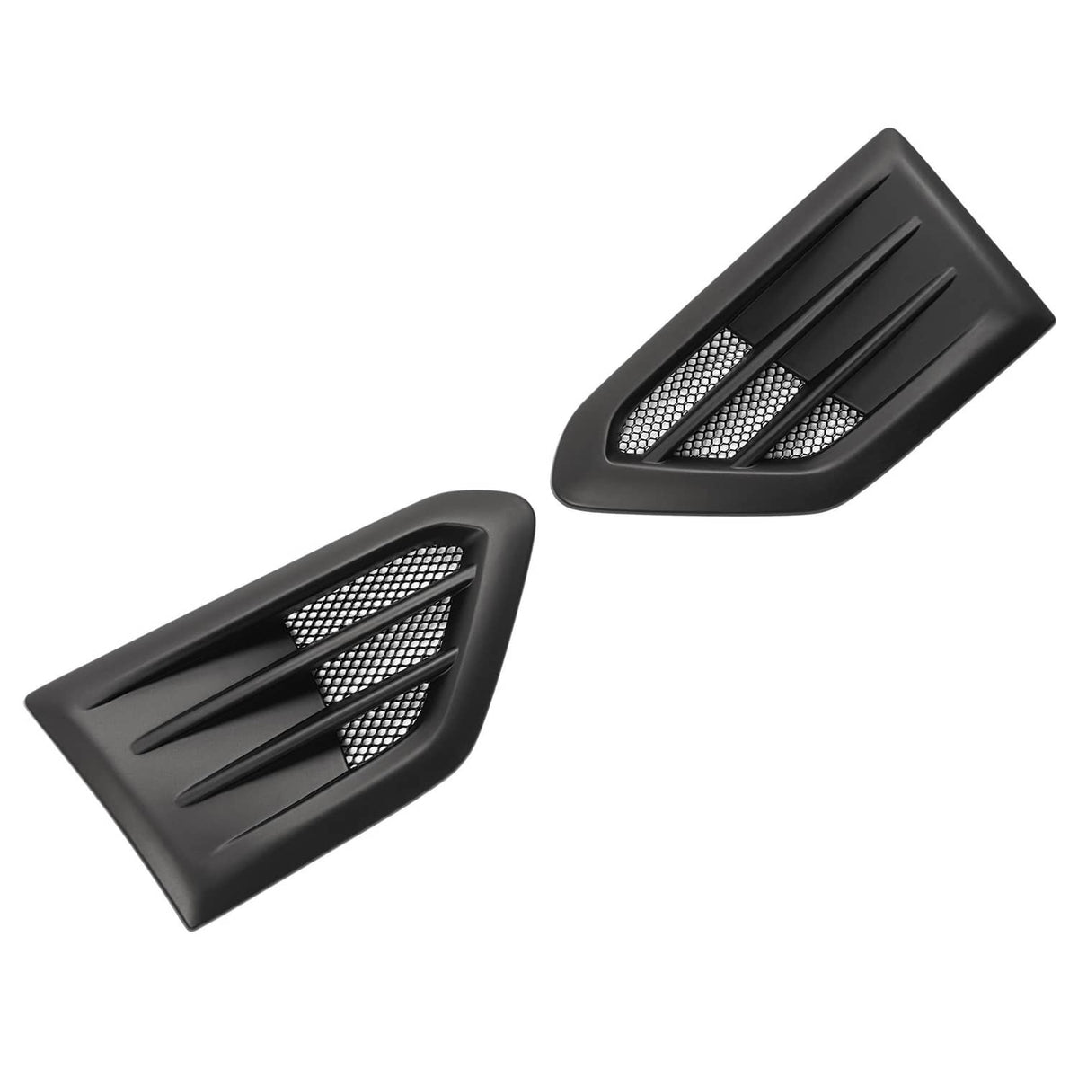 Solid Spare Pair of Fender Air Vent For Ford Ranger 2019-2023 USA Built Matte Black