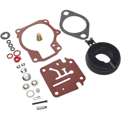 Solid Spare Fits Johnson Evinrude 18/20/25/28/30/40 HP Carburetor Carb Rebuild Repair Kit