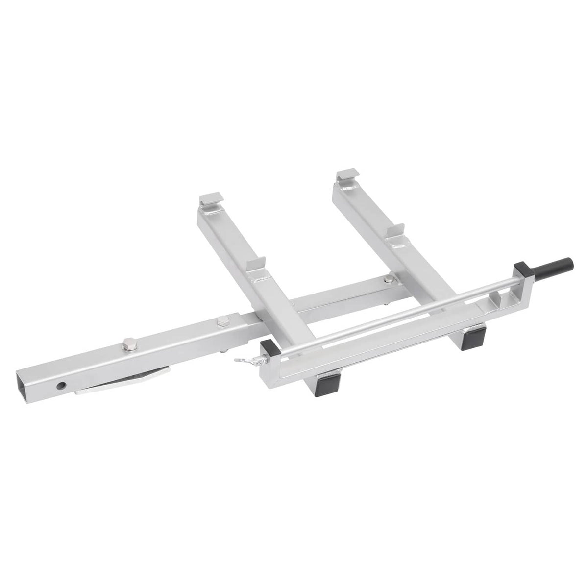 Solid Spare 2" Receiver Aluminum Fishing Cart Caddy Hitch Mount Bracket For Outdoor Hauling