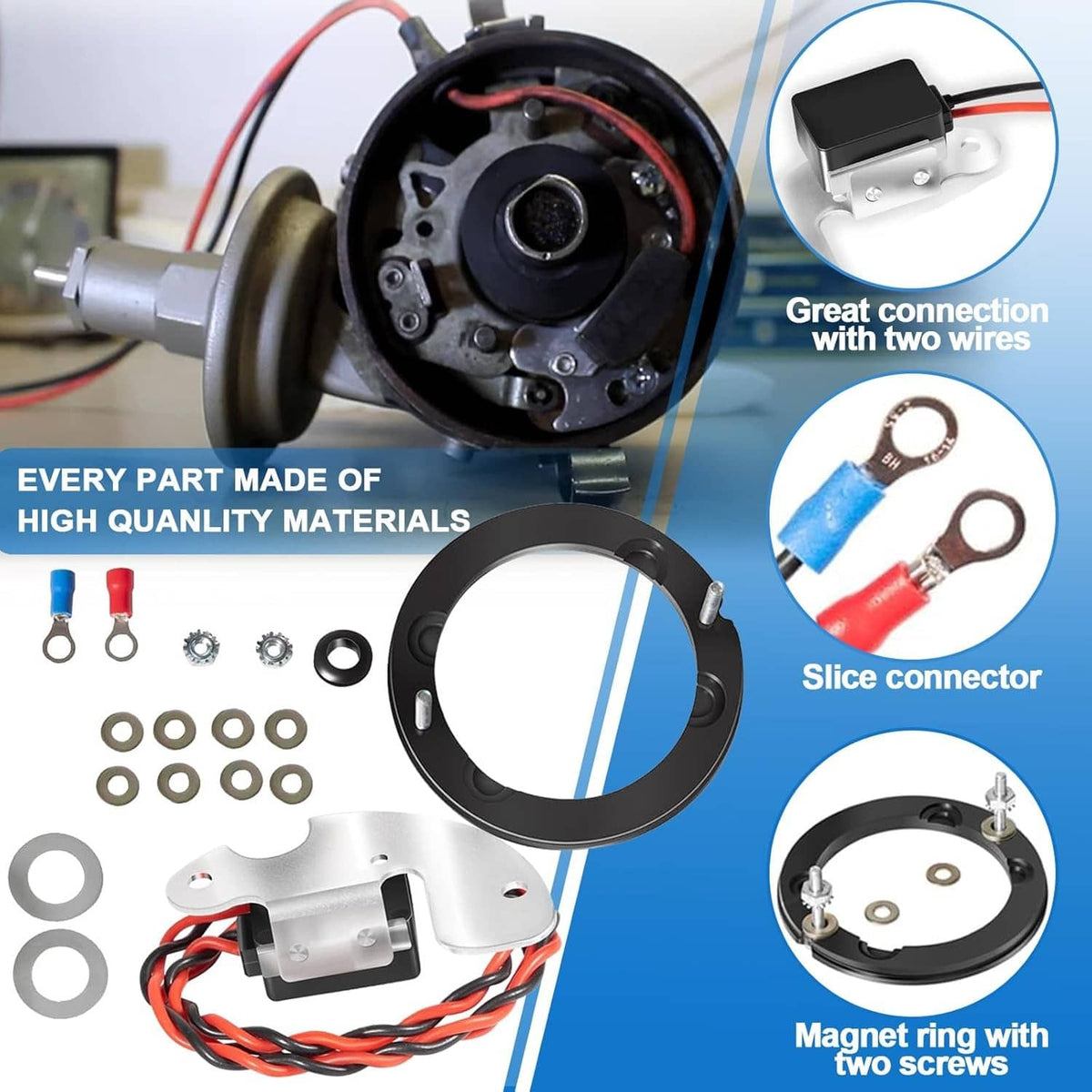 Solid Spare for 1181 Pertronix Ignitor Electronic Ignition Conversion for Delco 8 Cylinder