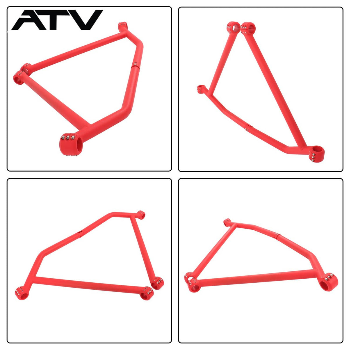 Solidspare Rear Face Tripod Guard Bar Red 715004164 For Bombardier Can Am Maverick X3