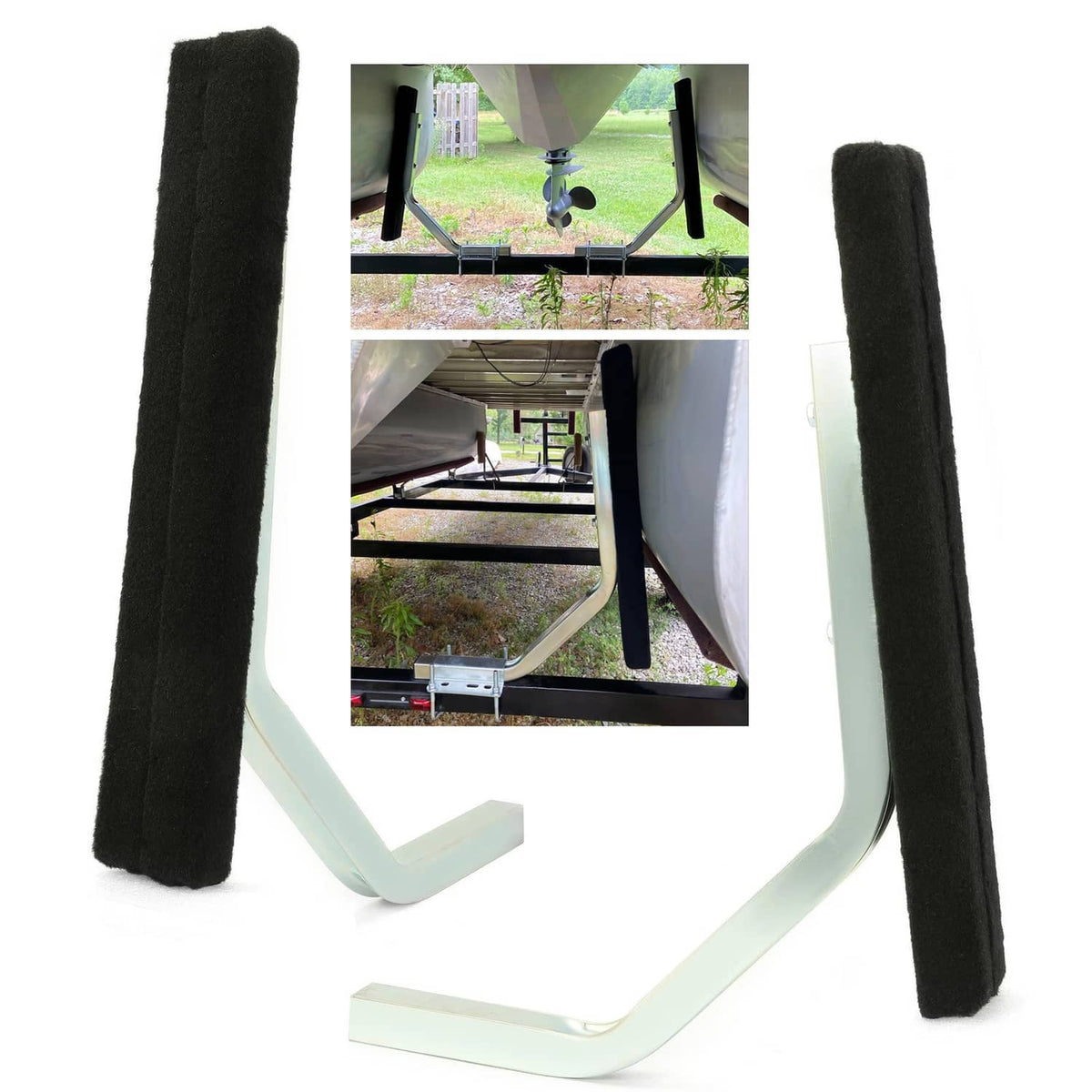 Solidspare Fits Ski Boat Fishing Boat Universal 24.4" Pontoon Boat Trailer Bunk Board Guide