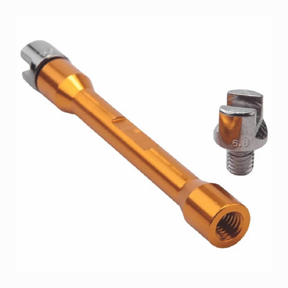 Solid Spare Universal Motorcycle Wheel Spoke Wrench CNC Kit Repair Tool Gold Tone 5.0-6.8