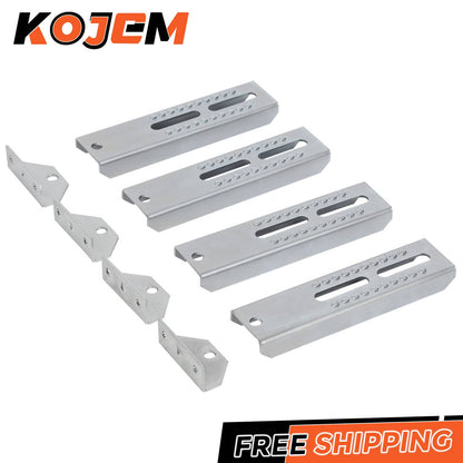 Solidspare (4)10" Boat Trailer Swivel Top Bunk Board Bracket Bolster Adjustable Bracket Kit
