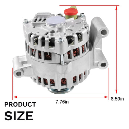 Solidspare New Alternator For 2005-2007 Ford Focus 2.0 2.3 L4 Automatic Transmission 8406N