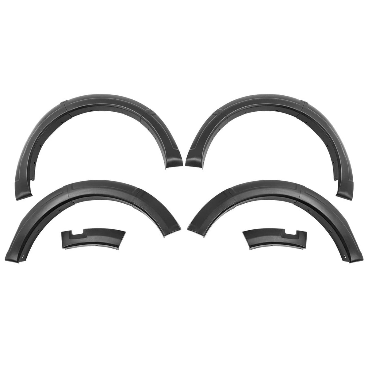 Solid Spare Fender Flares Kit Front Rear PP For 2024 2022-2025 Ford Maverick Crew Cab