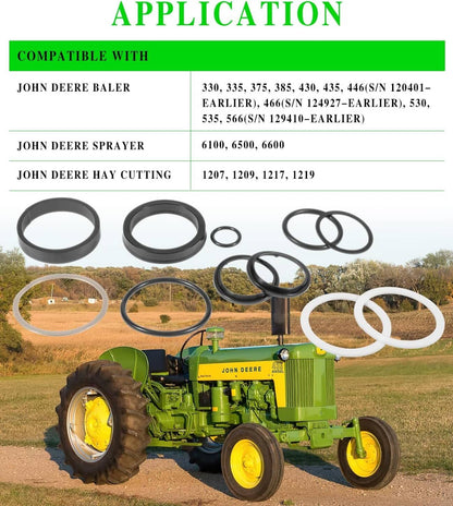Solid Spare AE50113 Hydraulic Gate Cylinder Seal Kit for John Deere Cylinder AE40897 AE40898