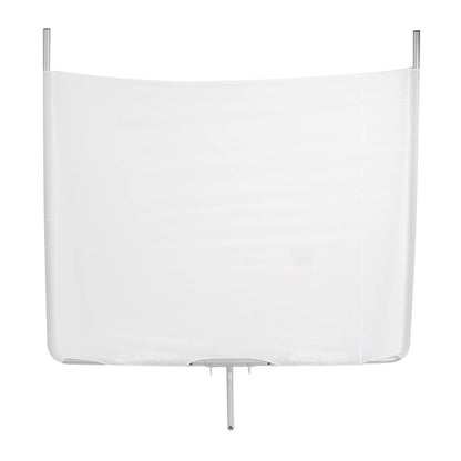 Solidspare Silvery+White Boat Sun Shade For Boats 25 Ft And Under Aluminium Powder Coated