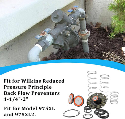 Solid Spare 1-1/4"-2" Model for Wilkins Zurn 975XL 975XL2 Backflow Preventer Repair Kit