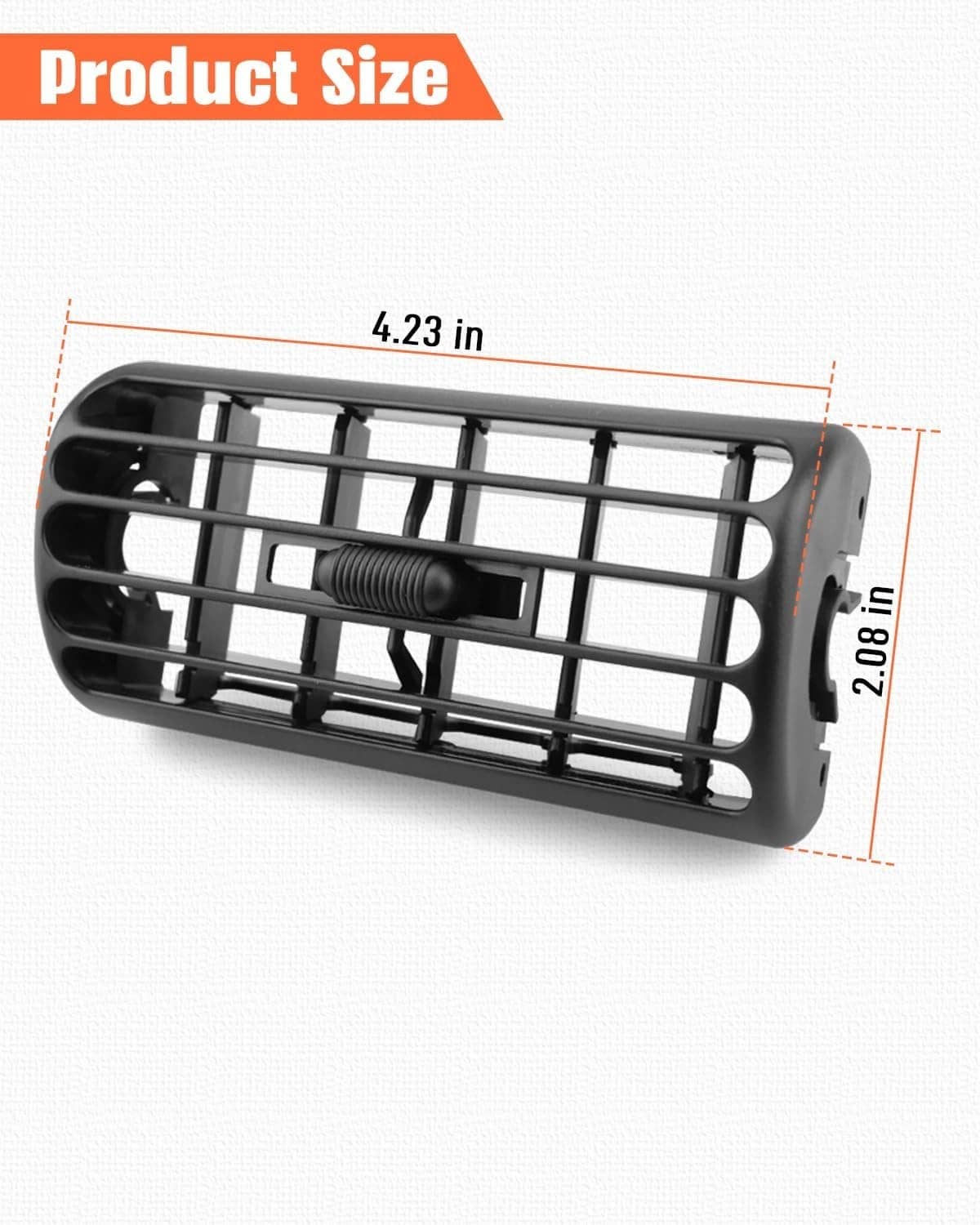 Solid Spare 1x Center Dash Air Vent Louver Outlet For Jeep Cherokee XJ 1997-2001 Wrangler TJ