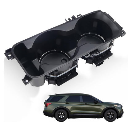 Solidspare Center Console Cup Holder Without Wireless Charging For 2020-2023 Ford Explorer