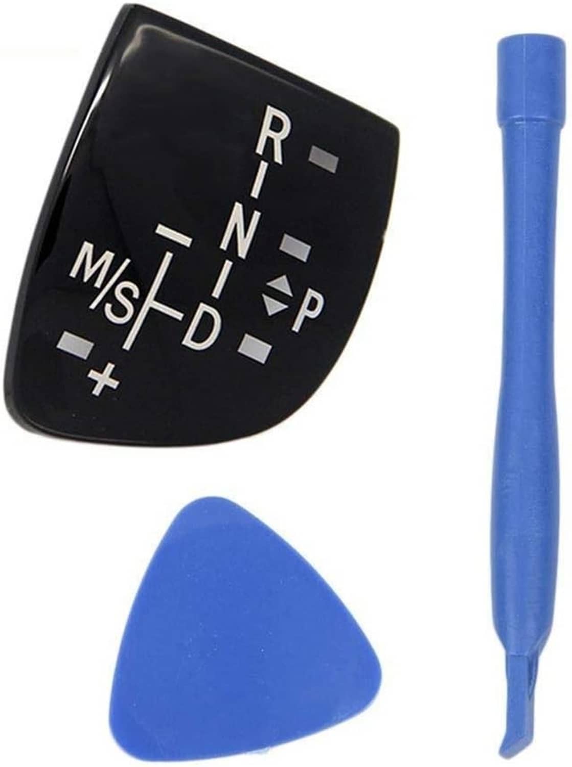 Solid Spare Black Gear Shifter Knob Panel Cover Sticker Trim For BMW F01 F10 F15 F30 F35 F18