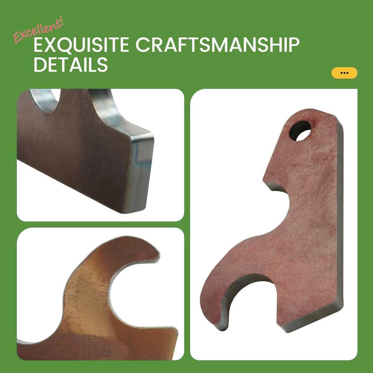 Solidspare Excavator 2 Ears Quick Attach Bucket  Attachment Fit For Kubota KX041 KX018 U17