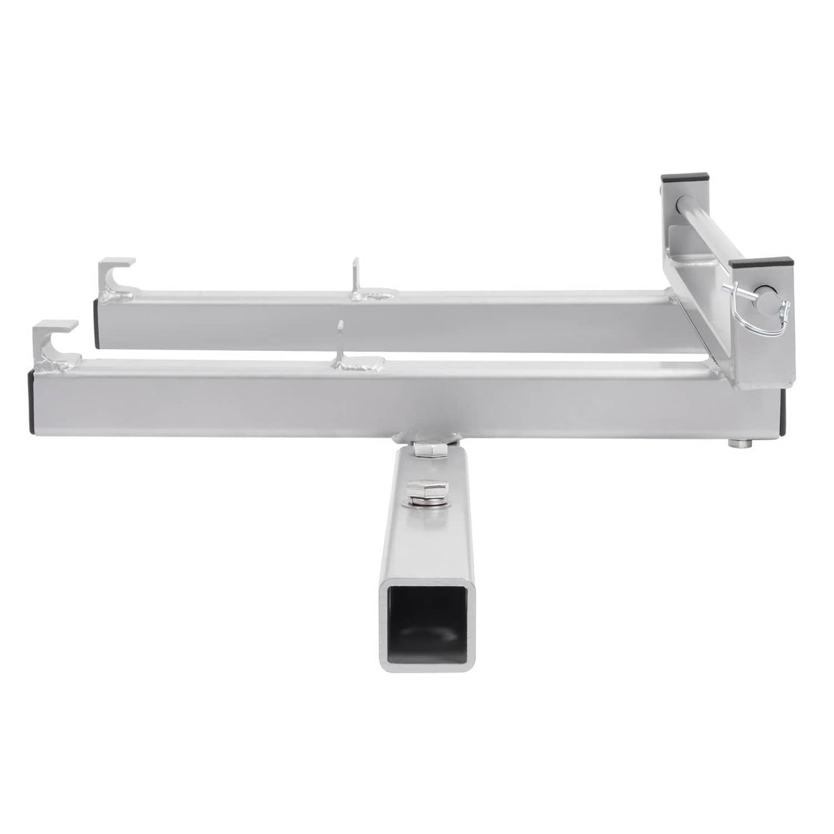 Solid Spare 2" Receiver Aluminum Fishing Cart Caddy Hitch Mount Bracket For Outdoor Hauling