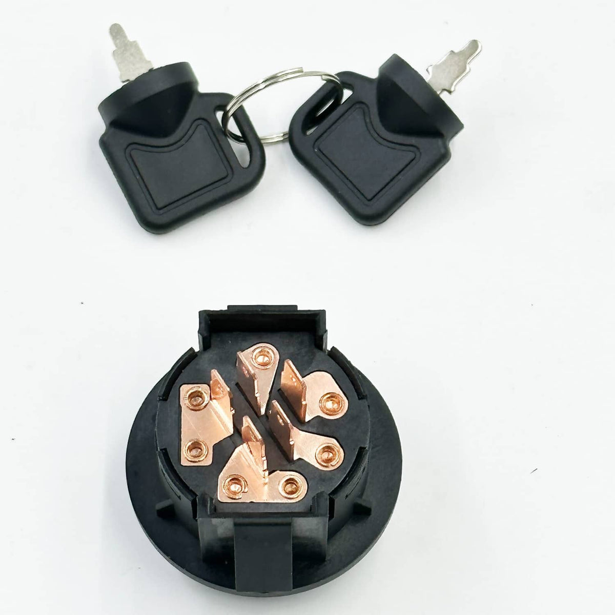 Solid Spare Ignition Switch for Toro Titan & TimeCutter Series SS MX ZS SW w/2 Umbrella Keys
