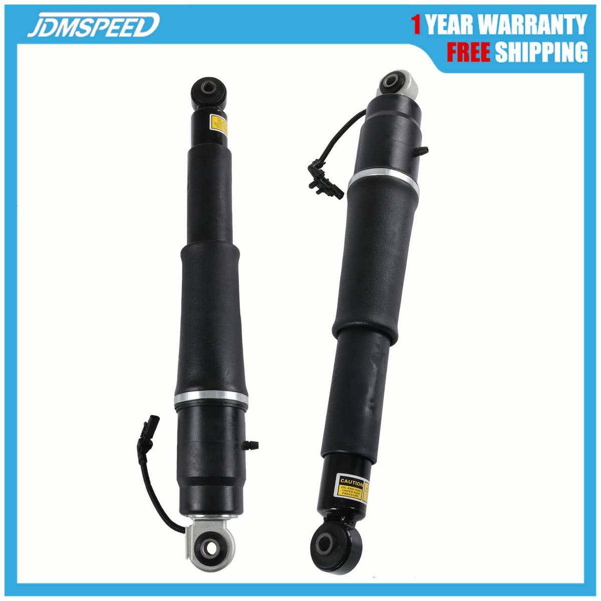 Solidspare Pair REAR Air Shock Absorbers for 2015-20 Escalade Suburban Tahoe Yukon 84176675