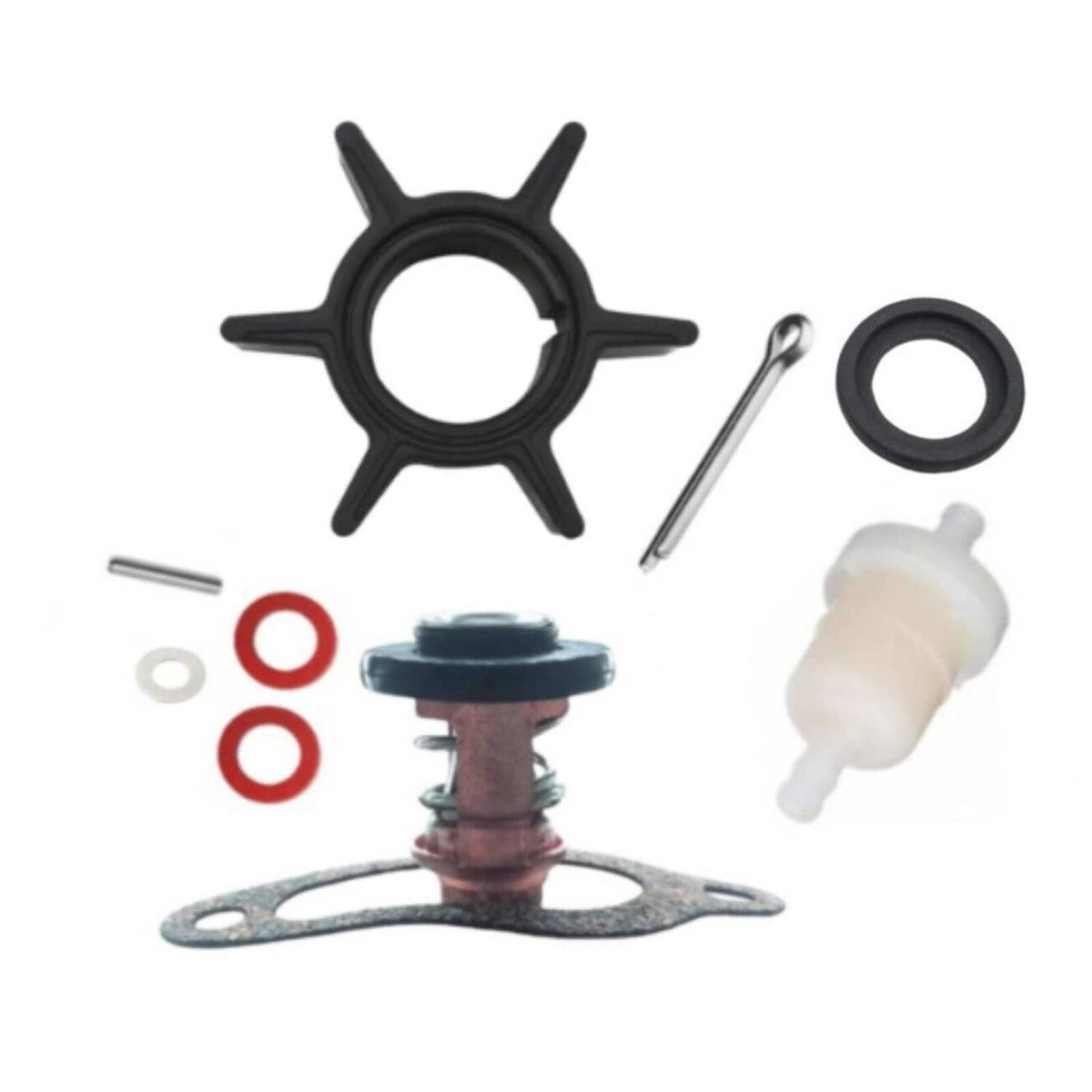 Solid Spare Maintenance Service Kit Mercury Mariner Outboard 8HP 9.9HP 8M0120837 8M0119207