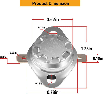 Solid Spare 37022 Limit Switch for Atwood RV Furnace 85-III, 85-IV, 1522, 2334, 8516, 8520