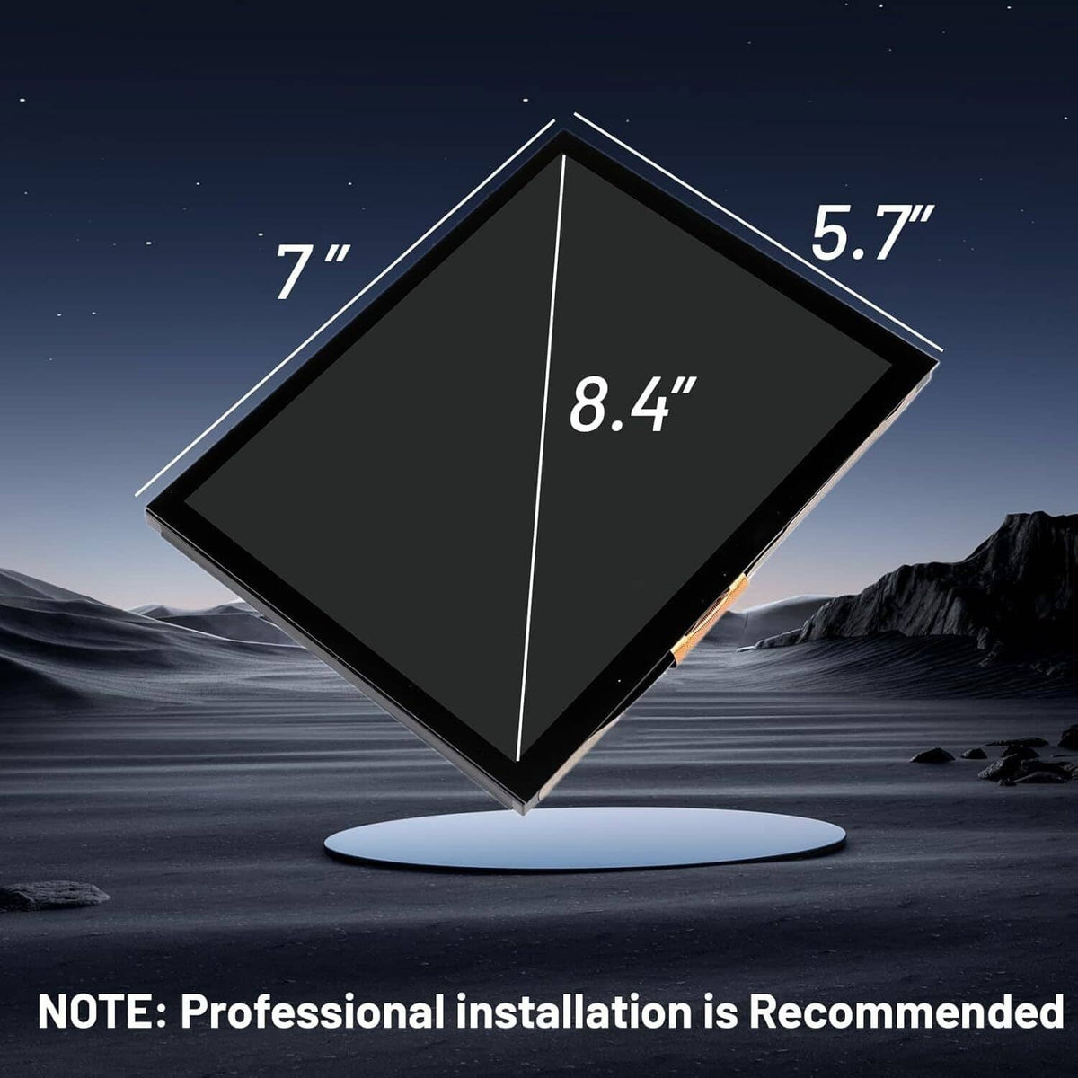 Solidspare 8.4" Uconnect Radio Navigation LCD Touch Screen Display For Jeep Dodge Grand RAM
