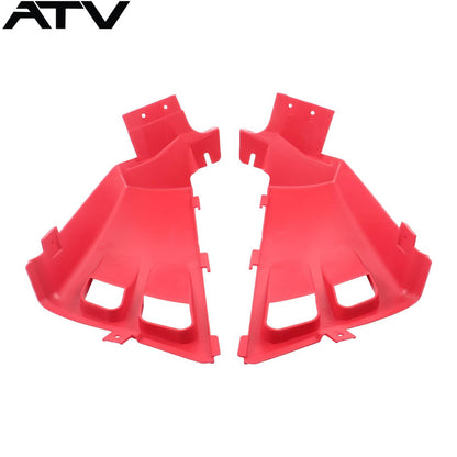 Solidspare Tank Side Outer Plastic Covers Integrated Red Grill For Yamaha Banshee 350 1991
