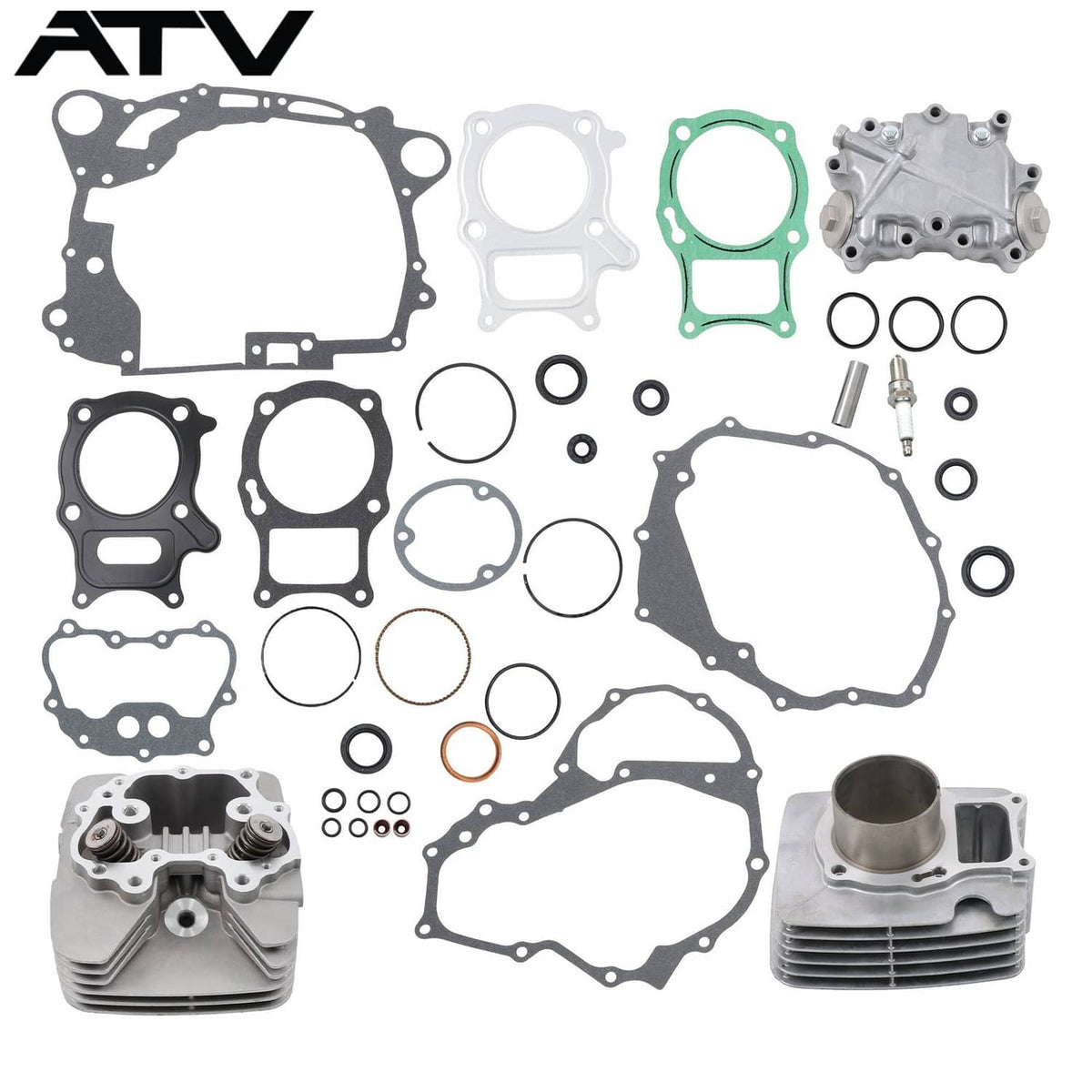 Solidspare Cylinder + Head Cover For HONDA TRX250EX SporTrax 250 2X4 2002-14 12310-HN6-010