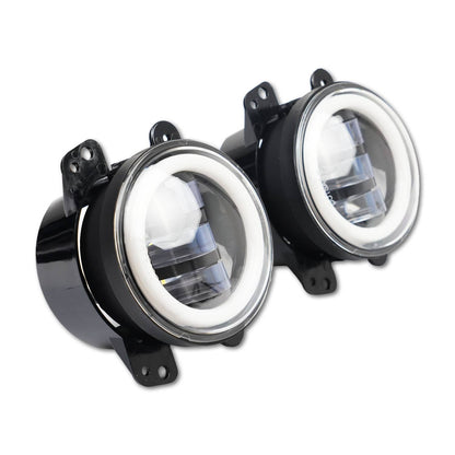 Solidspare New 7" For 07-18 Jeep Wrangler JK LED Headlights Fog Lights Turn Tail Lamp Combo