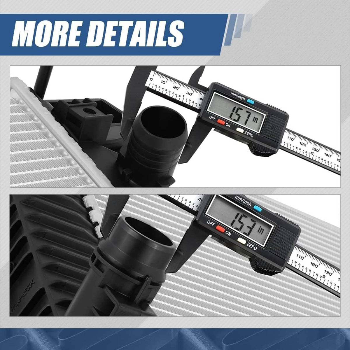 Solidspare 13510 Radiator For 15-20 Ford F150 3.5L 5.0L 18-21 Expedition Lincoln Navigator