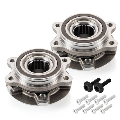 Solidspare Pair Front Rear Wheel Hub Bearing For Audi A4 A5 A6 A7 A8 Q5 S4 S5 S6 S7 513301