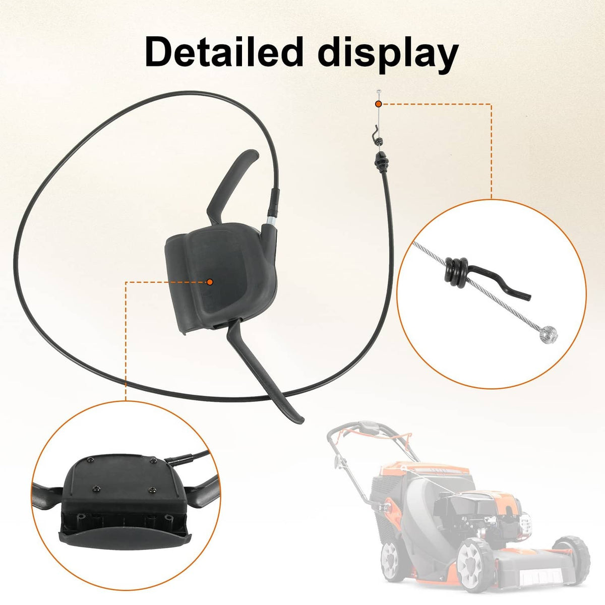 Solidspare Self-Propelled Mower Control Handle For Craftsman Husqvarna HU775H HU700 HU800