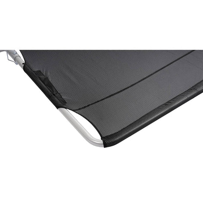 Solidspare Boat Sun Shade Silvery Black Aluminium Powder Coated  For Boats 25 ft and Under