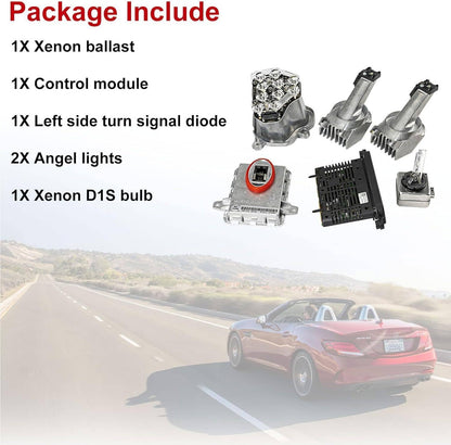 Solidspare For 11-13 BMW 5-Series 528i/535i Xenon Ballast Bulb LED Module Diode RH+LH Kit