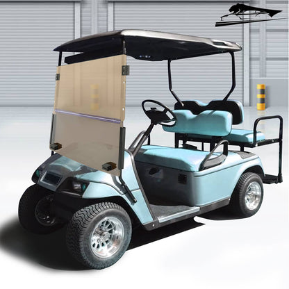 Solidspare New Tinted Golf Cart Folding Windshield For EZGO Marathon Gas/Electric 86-94