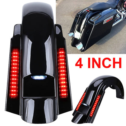 Solidspare 4inch CVO Stretched Extended Rear Fender For Harley Touring Road Electra Glide