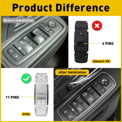 Solidspare 68086693AC For Jeep Grand Cherokee Dodge Car Power Window Master Control Switch