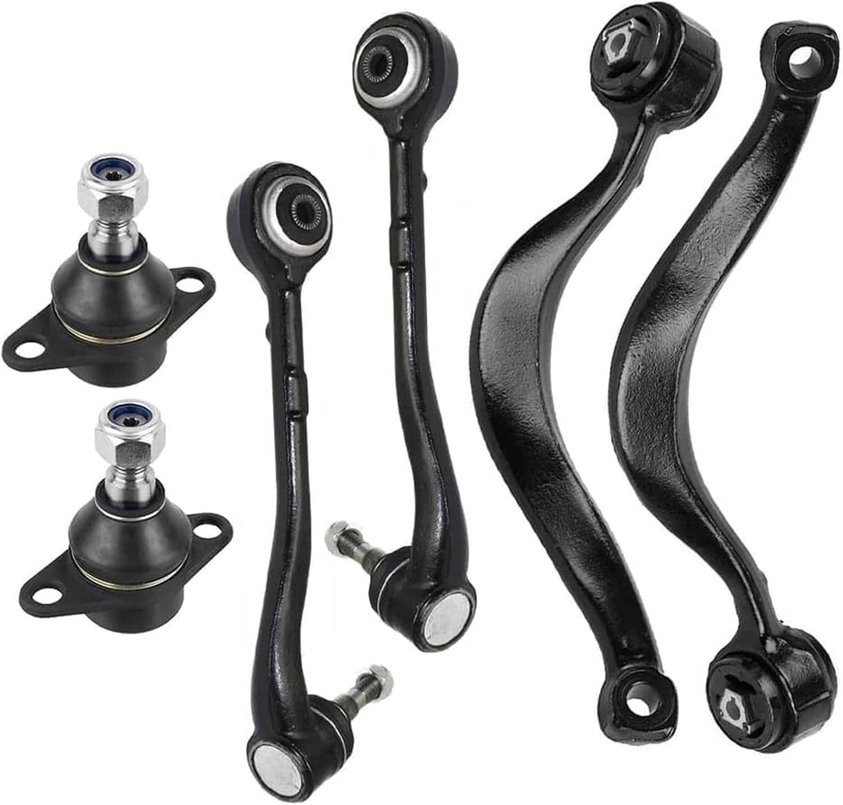 Solidspare 6Pcs Front Lower Control Arm Ball Joint Suspension Kit For 2011-2018 BMW X3 X4