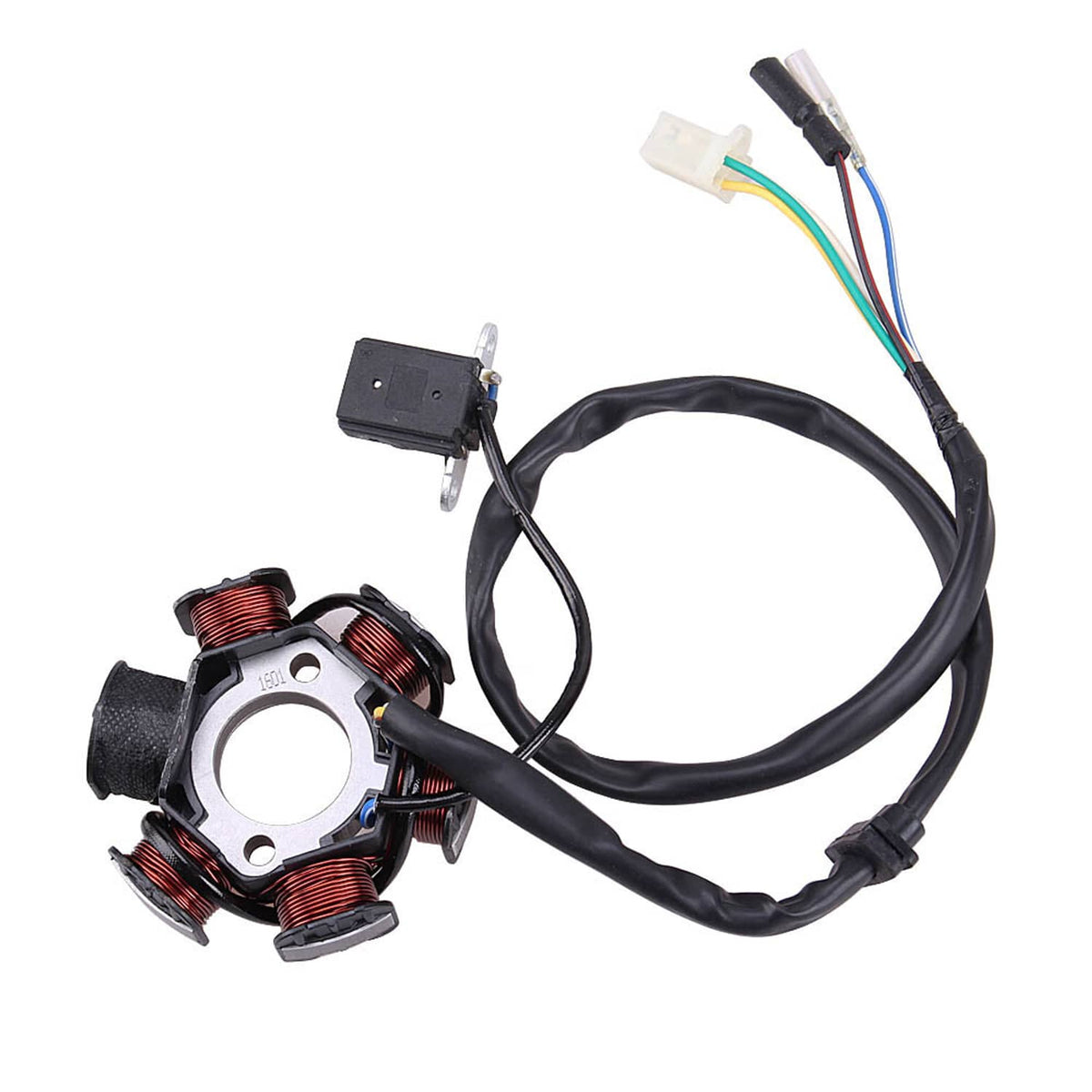 Solidspare For GY6 ATV Scooter Moped 150cc 110cc ROKETA TAOTAO 6 Coil Pole Magneto Stator