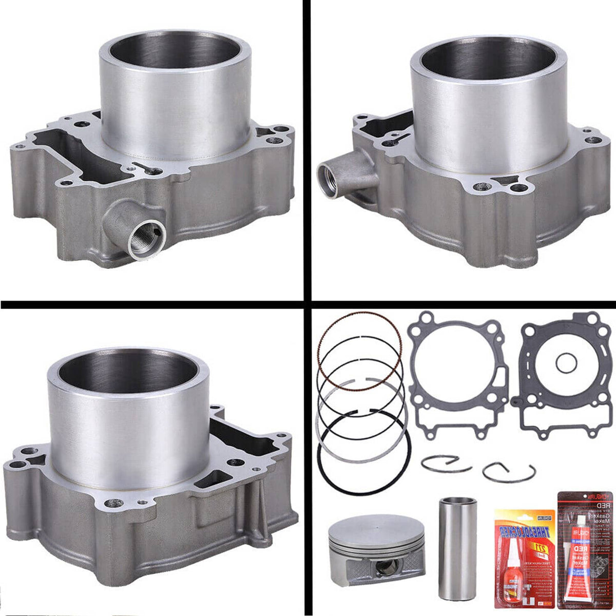 Solidspare Cylinder Piston Gasket Top End Kit 93mm For 2017-2022 Polaris Sportsman 450 ATV